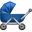 Baby carriage icon